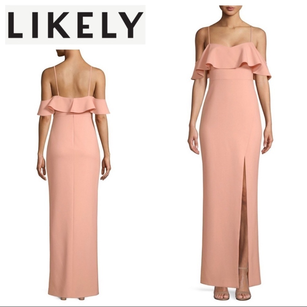 Likely Shania ruffle gown